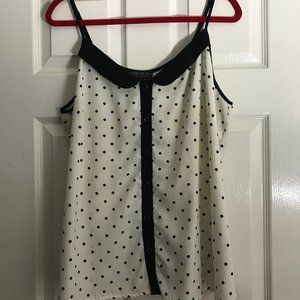 black and white tank